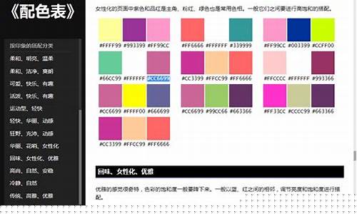 网页设计中的颜色搭配有什么技巧